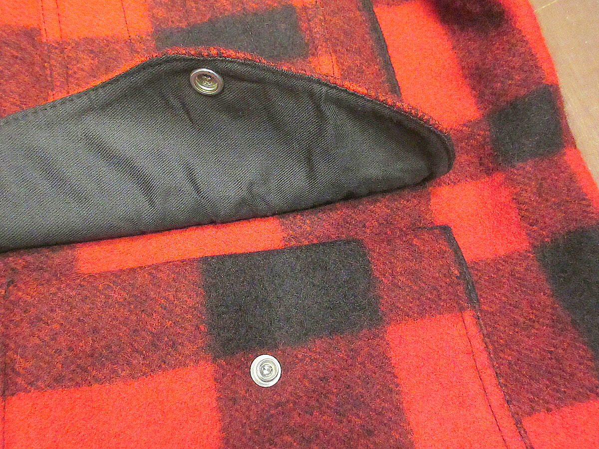 専用 FILSON/マッキーノジャケット/クルーザー/バッファロー チェック ビンテージ○FILSONバッファローチェックウールシングル