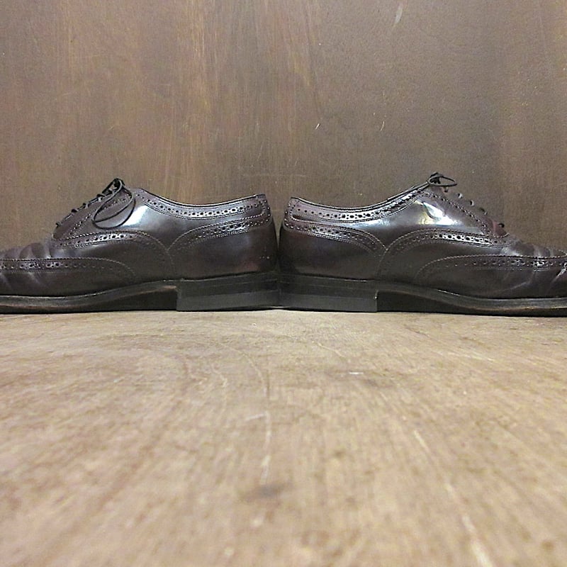 ビンテージ80's○FLORSHEIMウィングチップシューズsize 9○260114z3-m