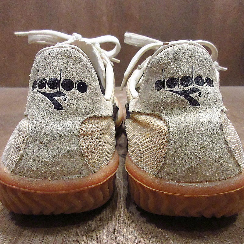 ビンテージ80's○diadoraスウェード×メッシュスニーカーsize 9