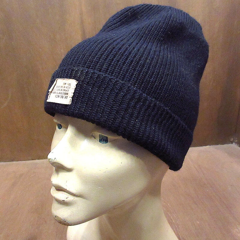 ビンテージ70's○U.S.NAVYウールワッチキャップ○210923k1-m-cp