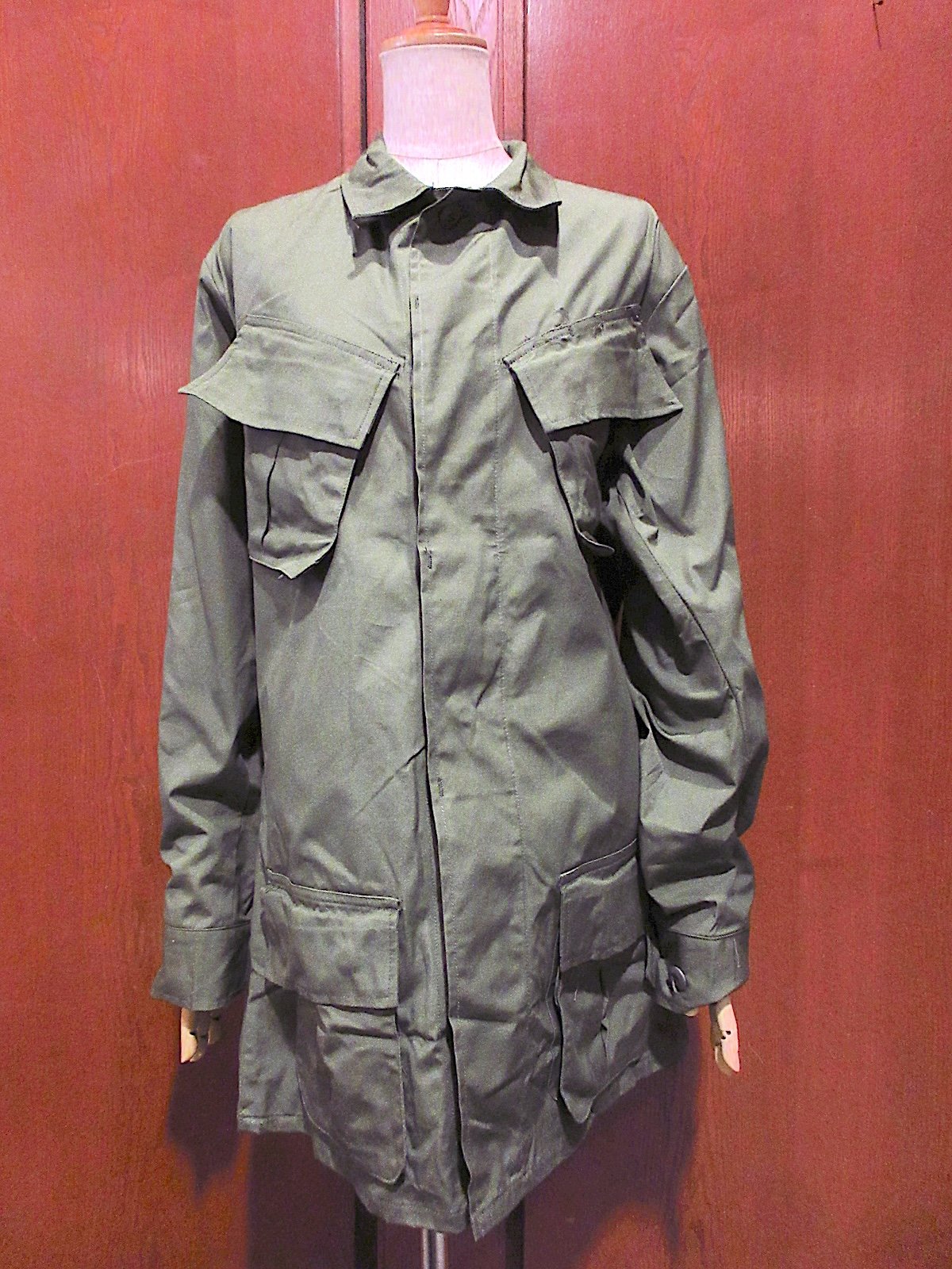 ビンテージ60's○DEADSTOCK U.S.ARMYノンリップジャングルファティーグ