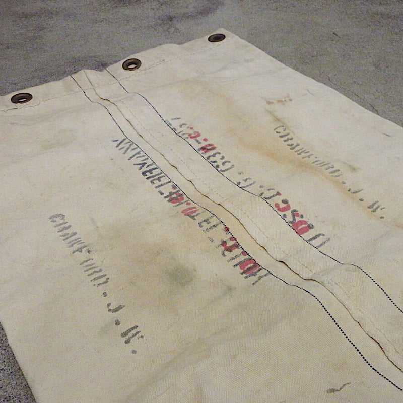 ビンテージ40's○USCGステンシル入りキャンバスダッフルバッグ