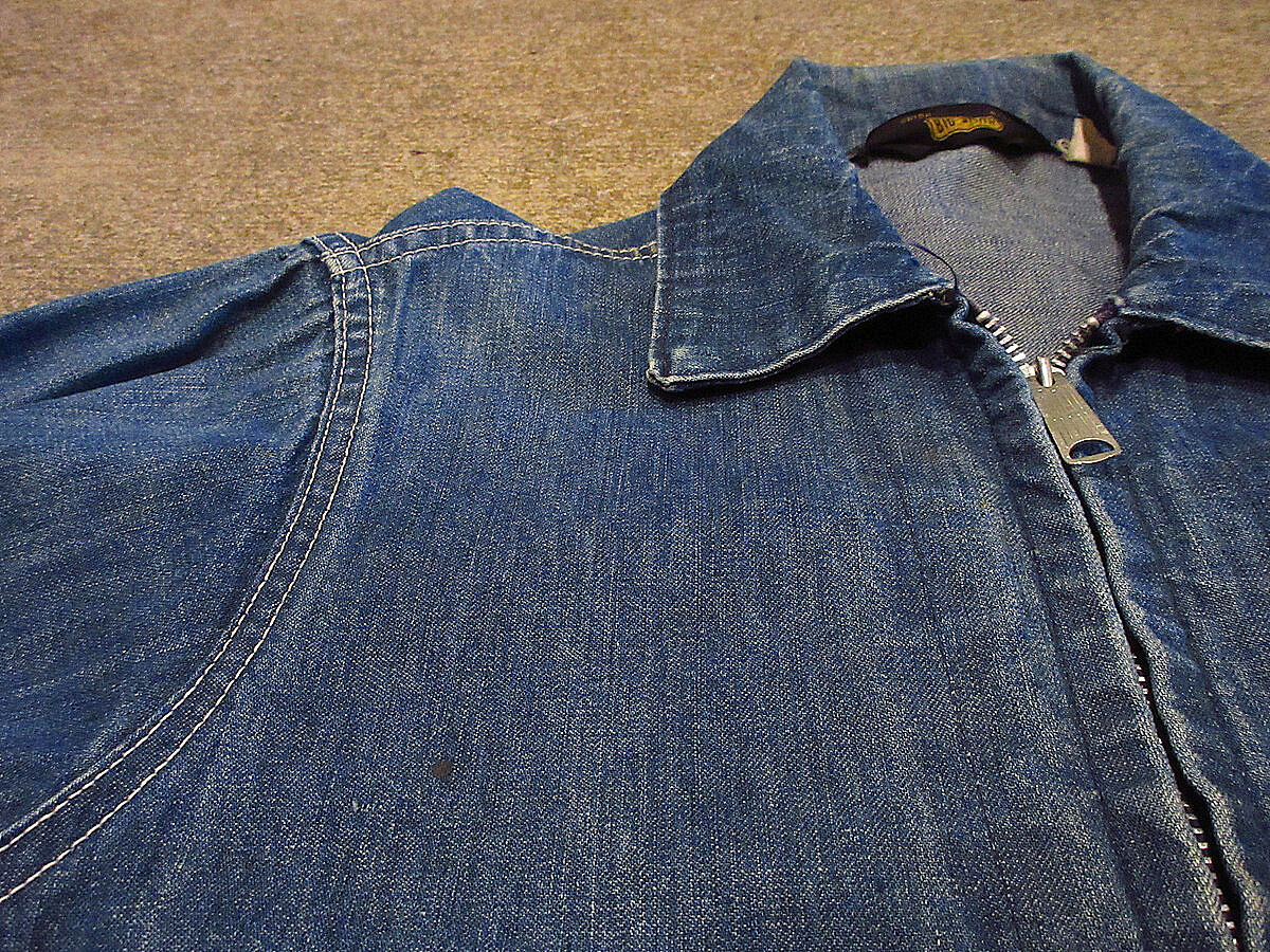 70s BIG SMITH フルオープン デニムジャケット ビンテージ 70's BIG SMITH DENIM JACKET MADE IN USA 70年代 ビッグスミス