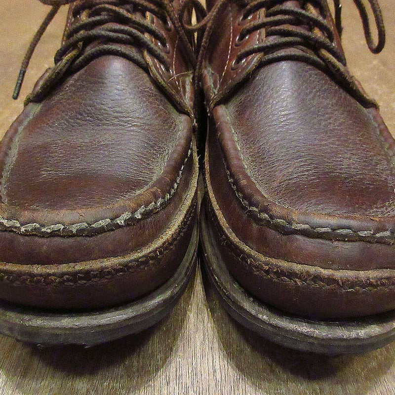 RUSSELL MOCCASIN CO. Bird Shooterモックトゥワークブーツ焦げ茶