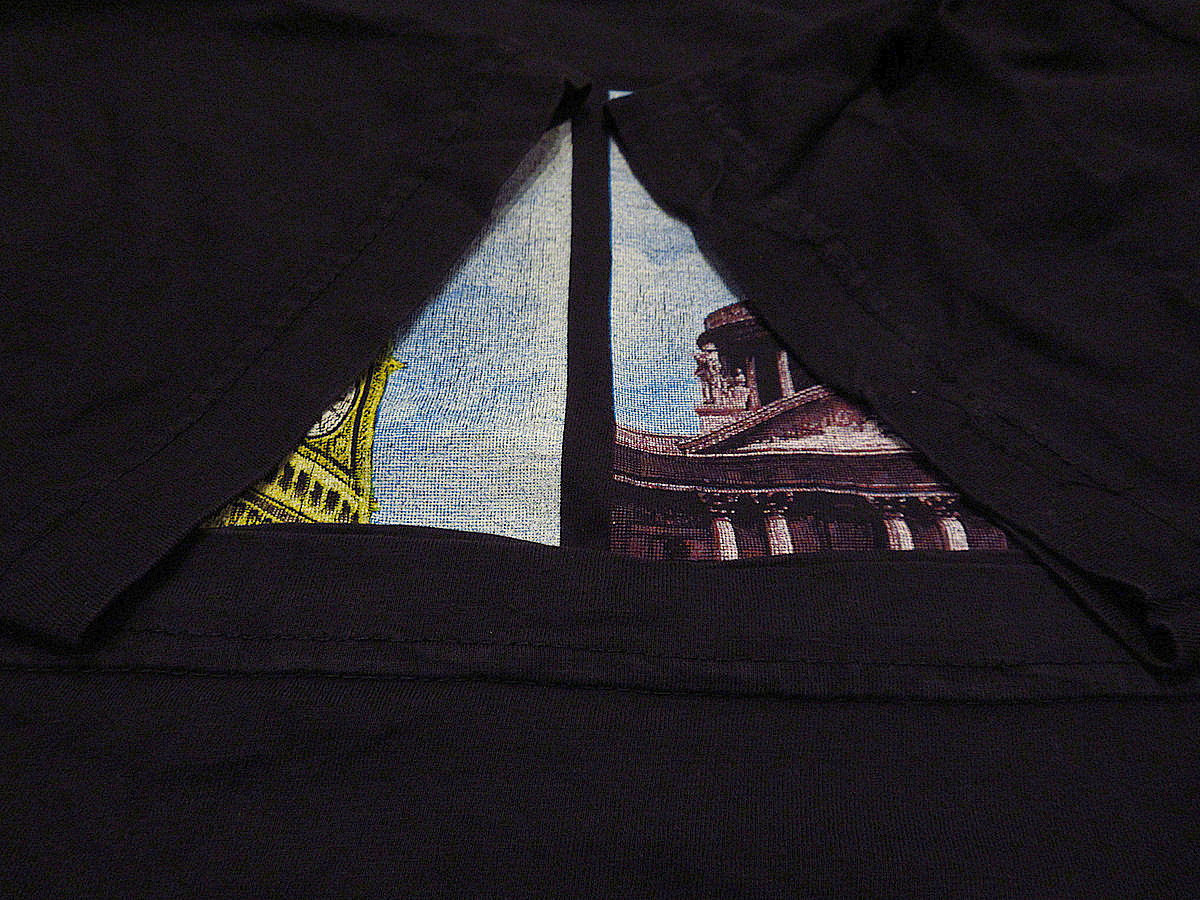 ビンテージ90's○ZIP IT LONDONフォトプリントTシャツ黒size M ビンテージ90's○ZIP IT LONDONフォトプリントTシャツ黒size M