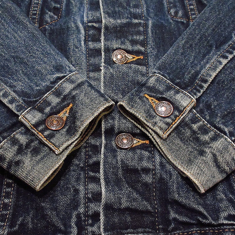 なかがみLevi's 70507-4159 デニムジャケット Sサイズ LEVI'S 70507-4159 BLACK DENIM JACKET（'96/SUPER BIG SIZE