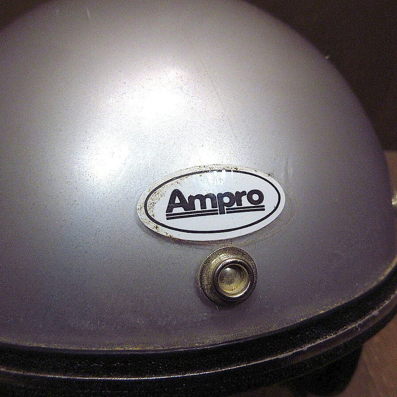 ビンテージ70's○GRANT RG-9 Amproジェットヘルメットシルバー