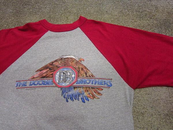 Doobie Brothers Tシャツ 7分丈　ドゥービー　Vintage Doobie Brothers Tシャツ 7分丈ドゥービーVintage