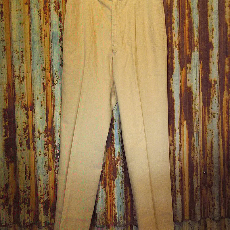 60s us army チノパン チノトラウザー ヴィンテージ古着 ミリタリー 60s U.S.ARMY Trousers Chino Pants – ataco garage blog
