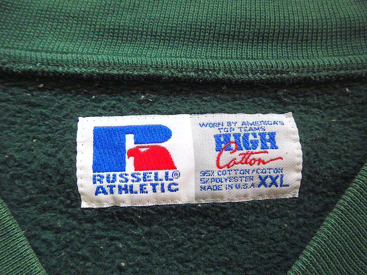 90's ラッセル レザー スタジャン 90年代 RUSSEL Lサイズ 6cf25fd548c0453a1d8605ca20b243