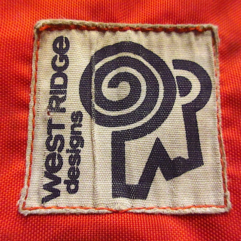 ビンテージ70's○WeST RIDGe designsナイロンバックパックオレンジ