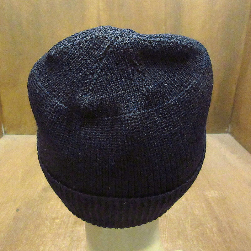 USNAVY ワッチキャップ 米軍 Vintage 60s 米軍 U.S.NAVY ウール ワッチキャップ☆ニットキャップ