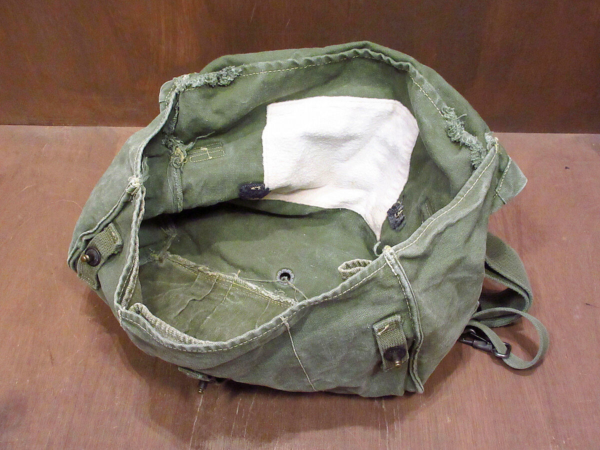ビンテージ40's○U.S.ARMY M6ガスマスクバッグ○210505n5-bag-shd