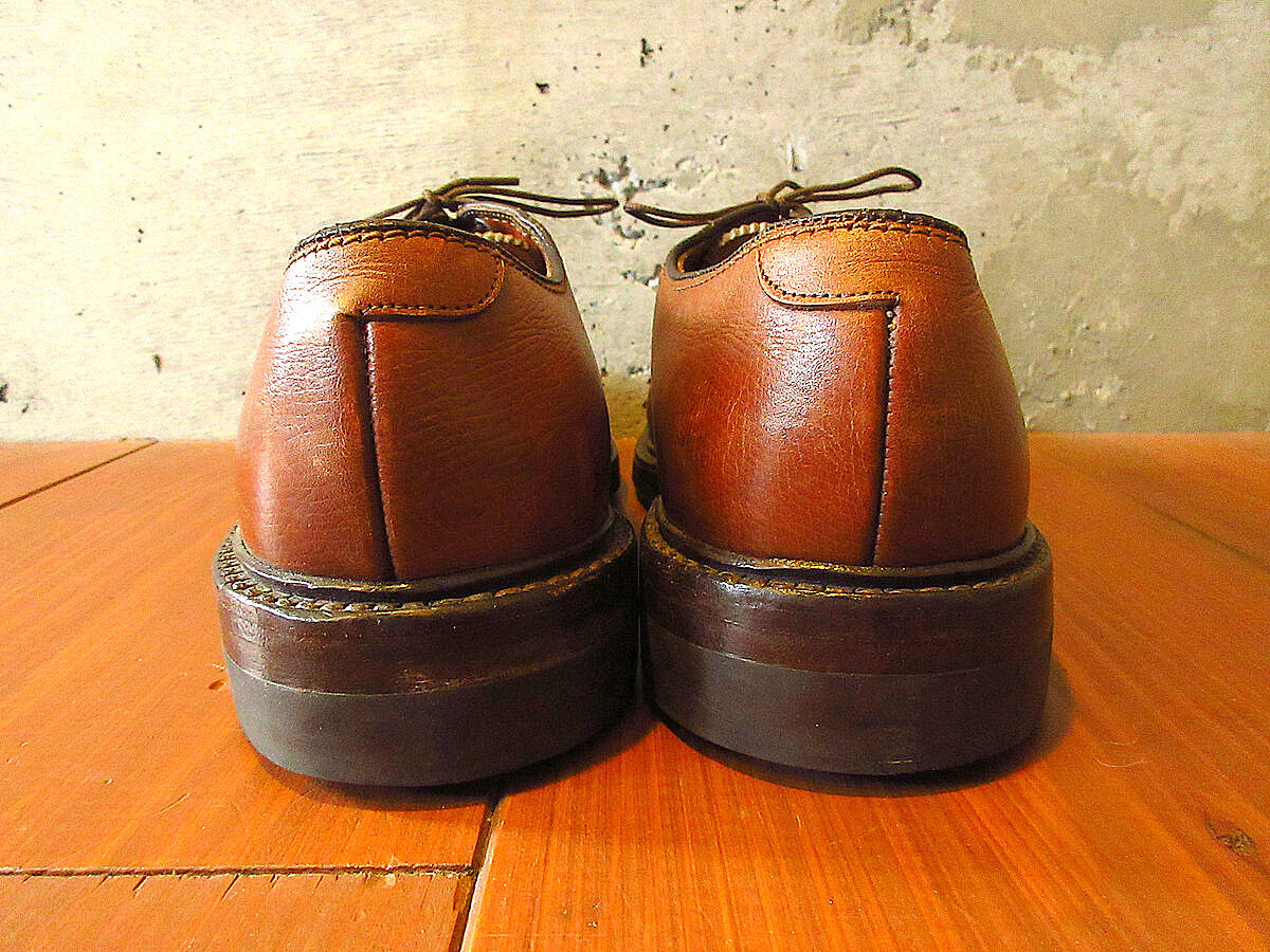 ビンテージ70's○FLORSHEIM IMPERIALプレーントゥシューズ茶size 9 1...