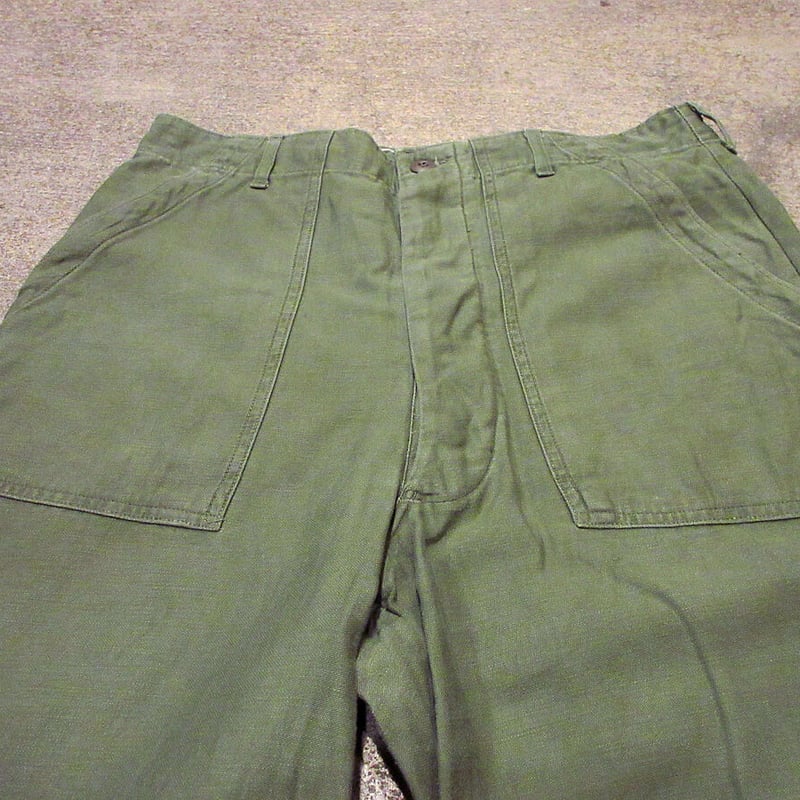 ビンテージ60's○U.S.ARMYコットンサテンベイカーパンツ実寸W86cm