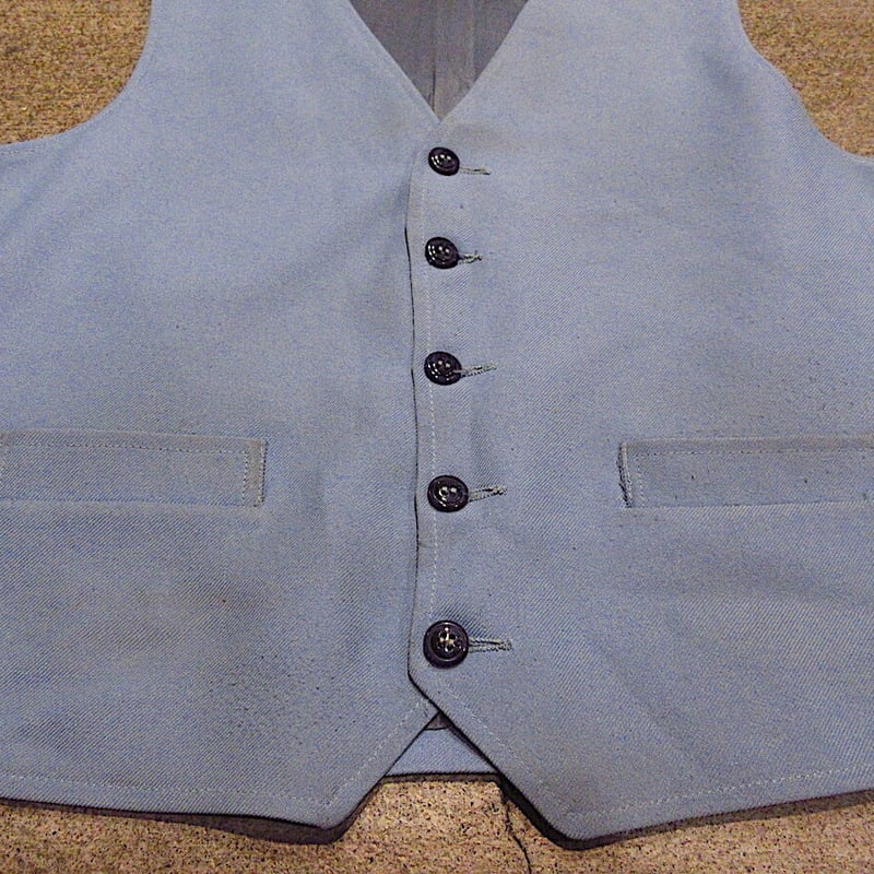 ビンテージ70's○Angels Flight 2Bスーツスリーピース水色size 44○23