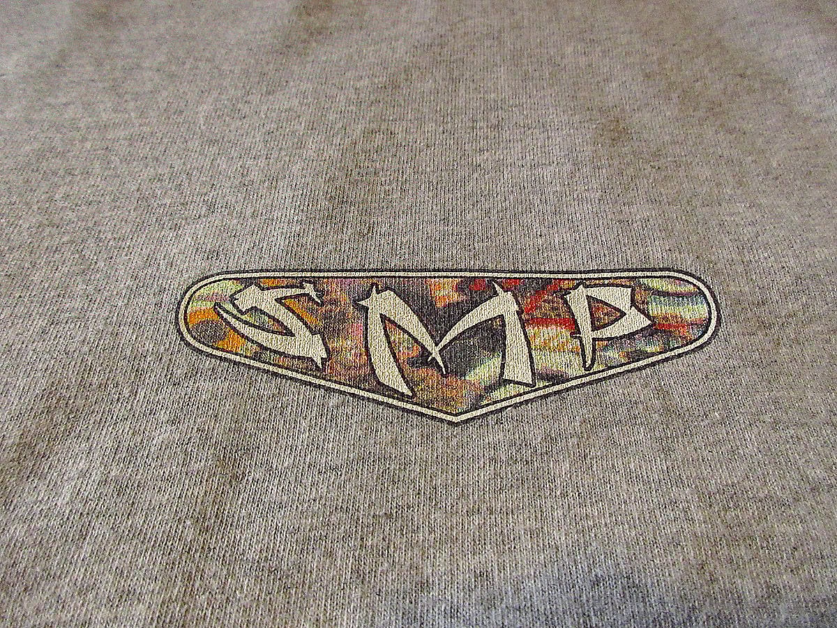ビンテージ90's○SMPプリントTシャツグレーsize L○240911j5-m ビンテージ90's○SMPプリントTシャツグレーsize L○240911j5-m