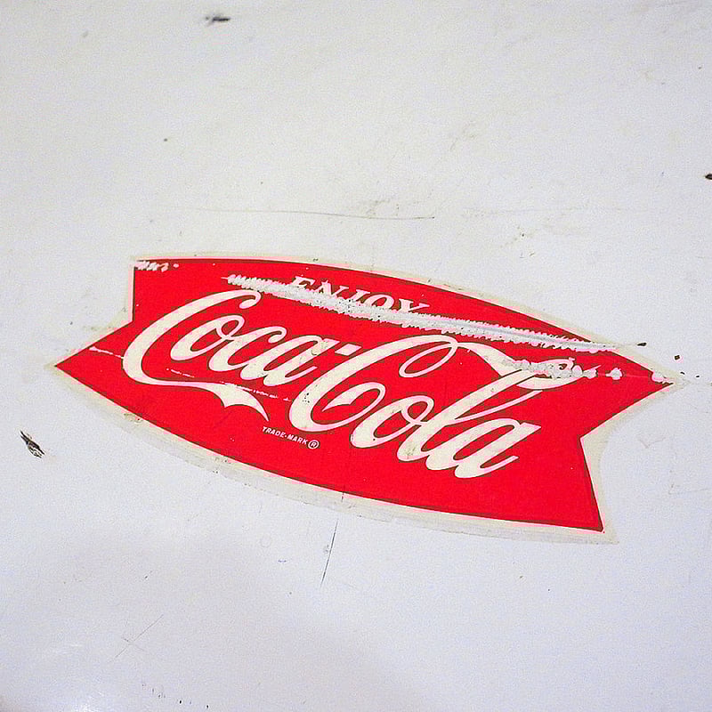 ビンテージ50's○Coleman Coca-Colaクーラーボックス赤×白 ビンテージ50's○Coleman Coca-Colaクーラーボックス赤×白