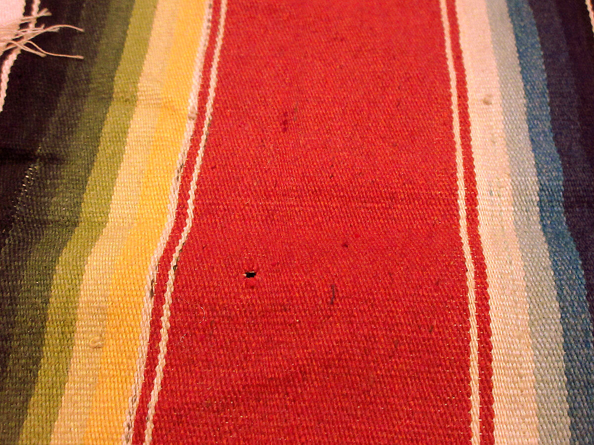 ビンテージ40's50's○メキシカンラグsize約112cm×約59.5cm