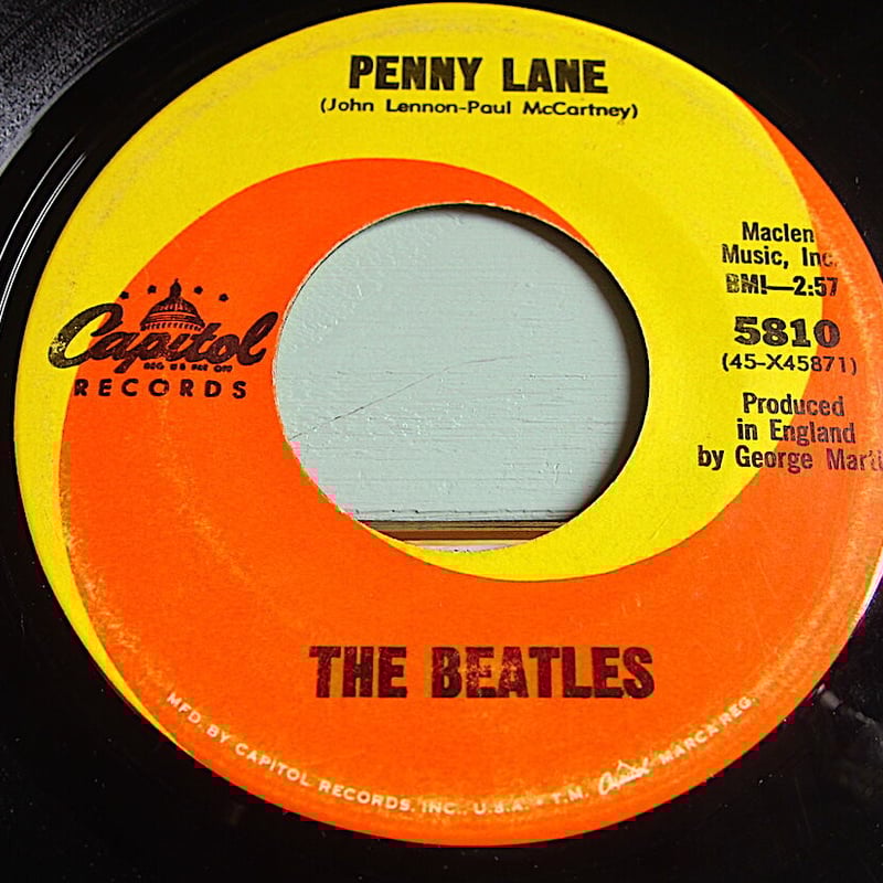 THE BEATLES○STRAWBERRY FIELDS FOREVER/PENNY LAN