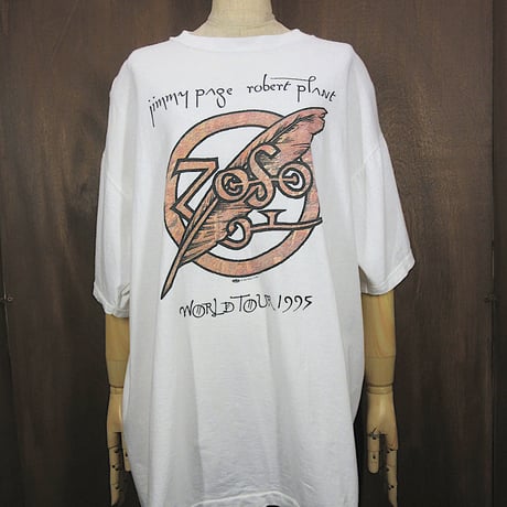 ジミー・ペイジ&ロバート・プラント　Tシャツ 95 Jimmy Page Robert Plant ジミーペイジ ロバートプラント
