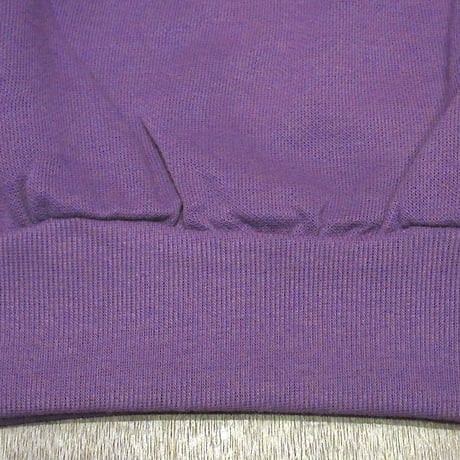 ビンテージ90's●DEADSTOCK Blairレディースフラワープリントスウェット紫size M●241128z1-w-swsレイヤードネックデッドストック花