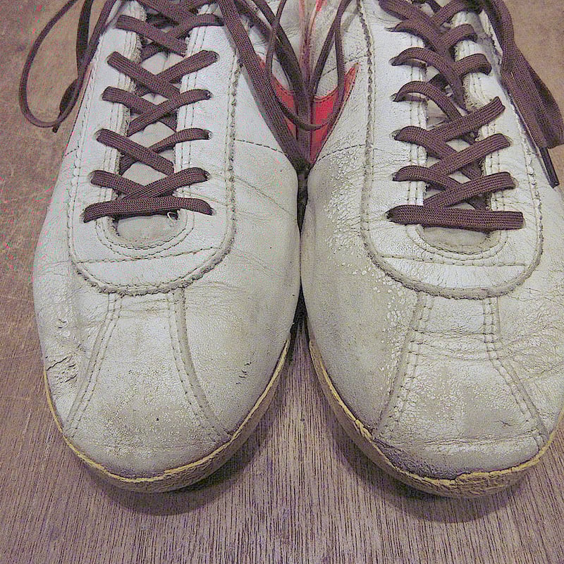 ビンテージ80's○NIKEレザーコルテッツ白×赤×青size 9○240523j3 ビンテージ80's○NIKEレザーコルテッツ白×赤×青size 9○240523j3
