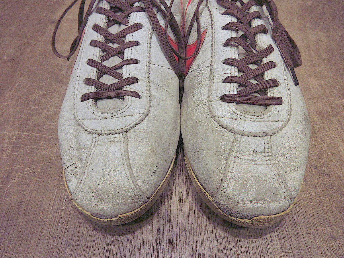 ビンテージ80's○NIKEレザーコルテッツ白×赤×青size 9○240523j3-m-sn