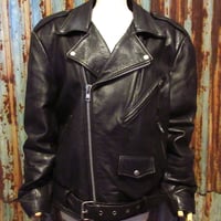 ビンテージ70's○Langlitz Leathersコロンビア黒○210311n7-m-jk