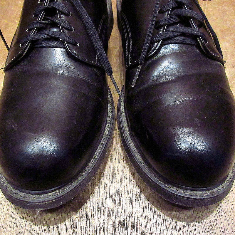 ビンテージ80's○LEHIGH PT83スチールトゥシューズ黒size 9D ビンテージ80's○LEHIGH PT83スチールトゥシューズ黒size 9D