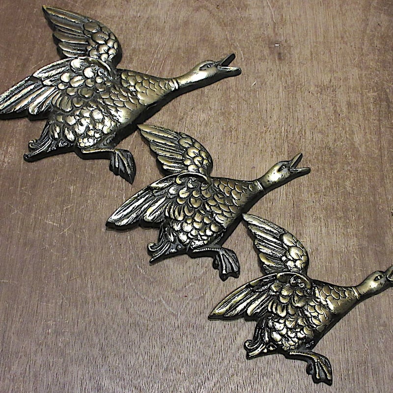 ビンテージ○フライングバード壁掛け3点セット○250516z7-sign鳥