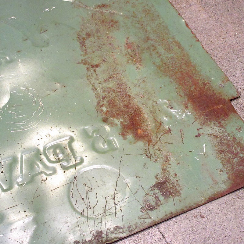 ビンテージ40's○CAT'S PAW アドバタイジングメタルサイン○210402s8