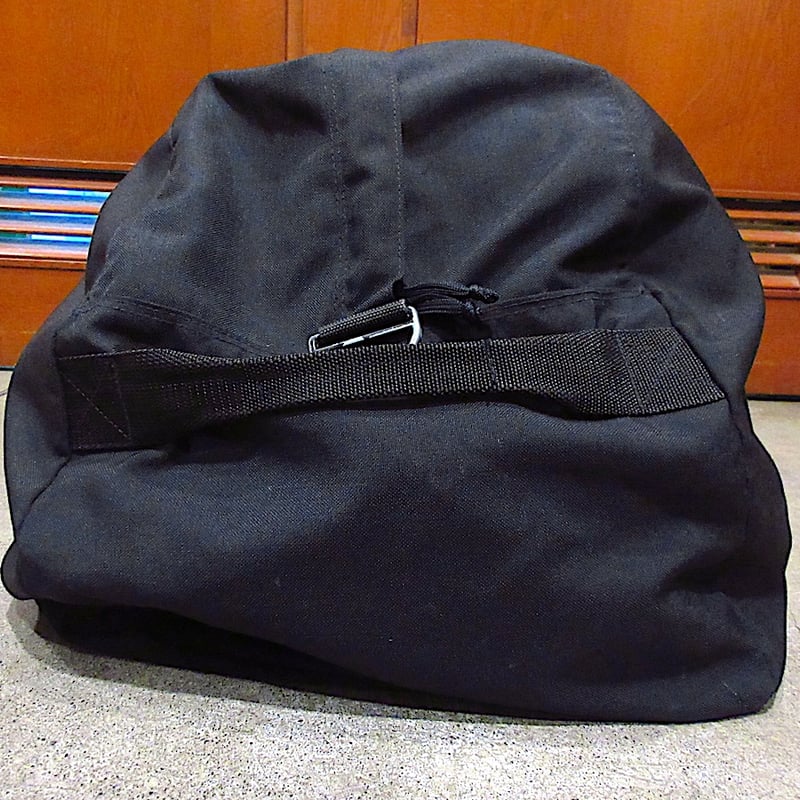 ビンテージ80's○Eddie Bauerナイロンボストンバッグ黒