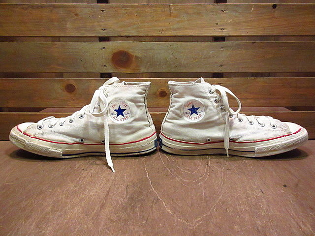 ビンテージ60's○CONVERSEチャックテイラーHI白9 1/2○200820n4 ビンテージ60's○CONVERSEチャックテイラーHI白9 1/2○200820n4