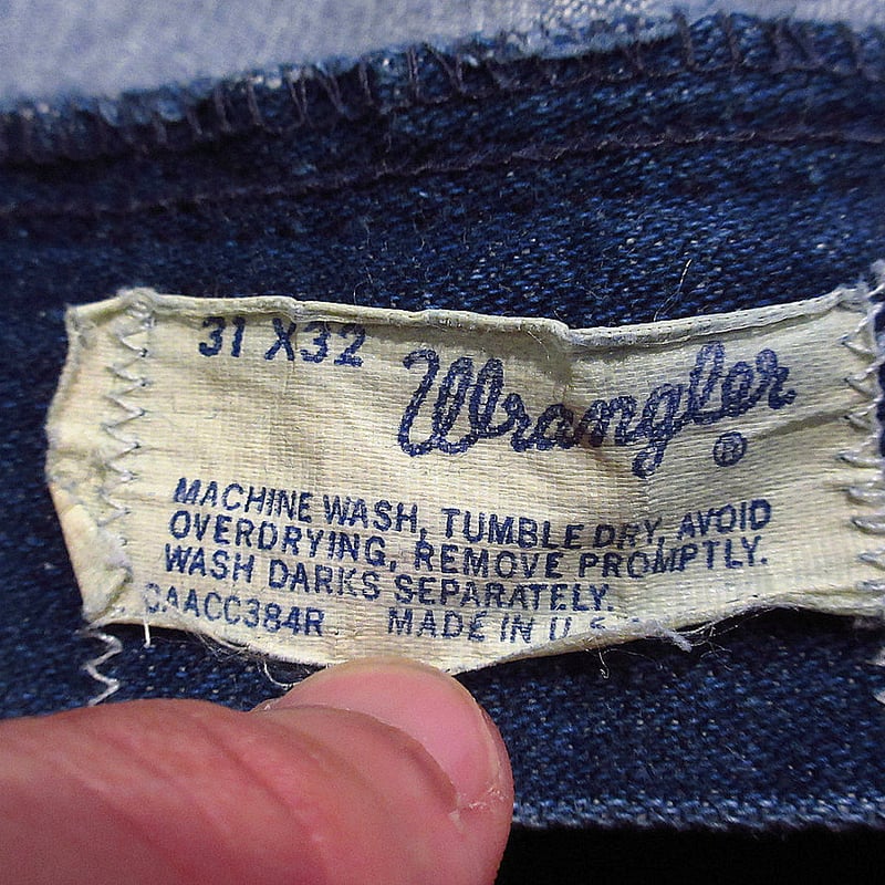 ビンテージ70's○Wrangler 11MWZ or 13MWZ実寸W77cm○240710 ビンテージ70's○Wrangler 11MWZ or 13MWZ実寸W77cm○240710