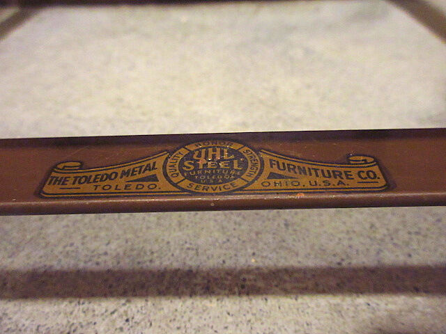 ビンテージ40's○THE TOLEDO METAL FURNITURE CO. UHL ST