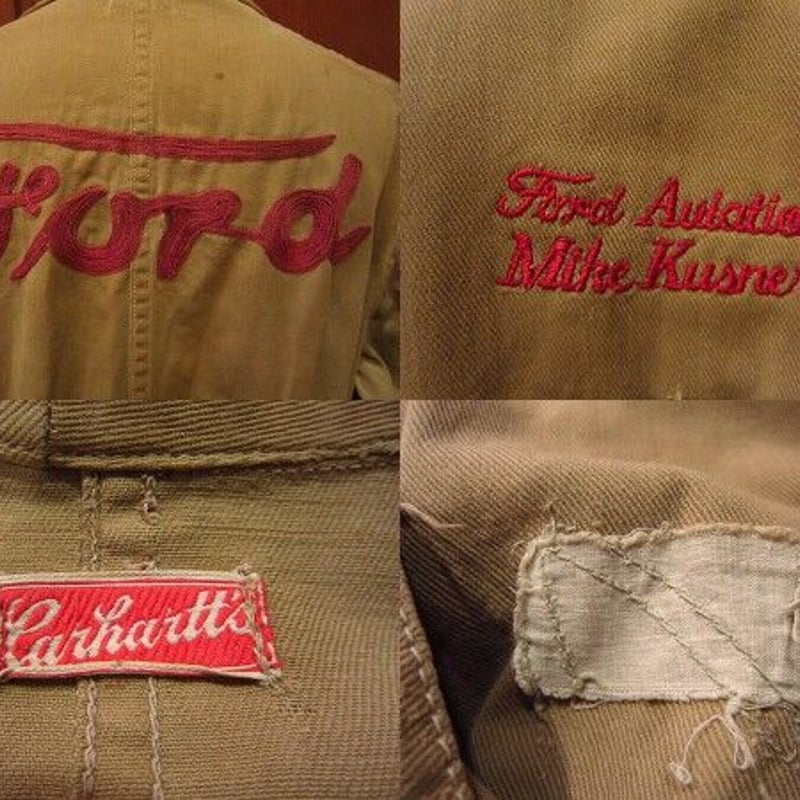 ビンテージ20's○Carhartt Ford Aviationチェンジボタンショップ ビンテージ20's○Carhartt Ford Aviationチェンジボタンショップ