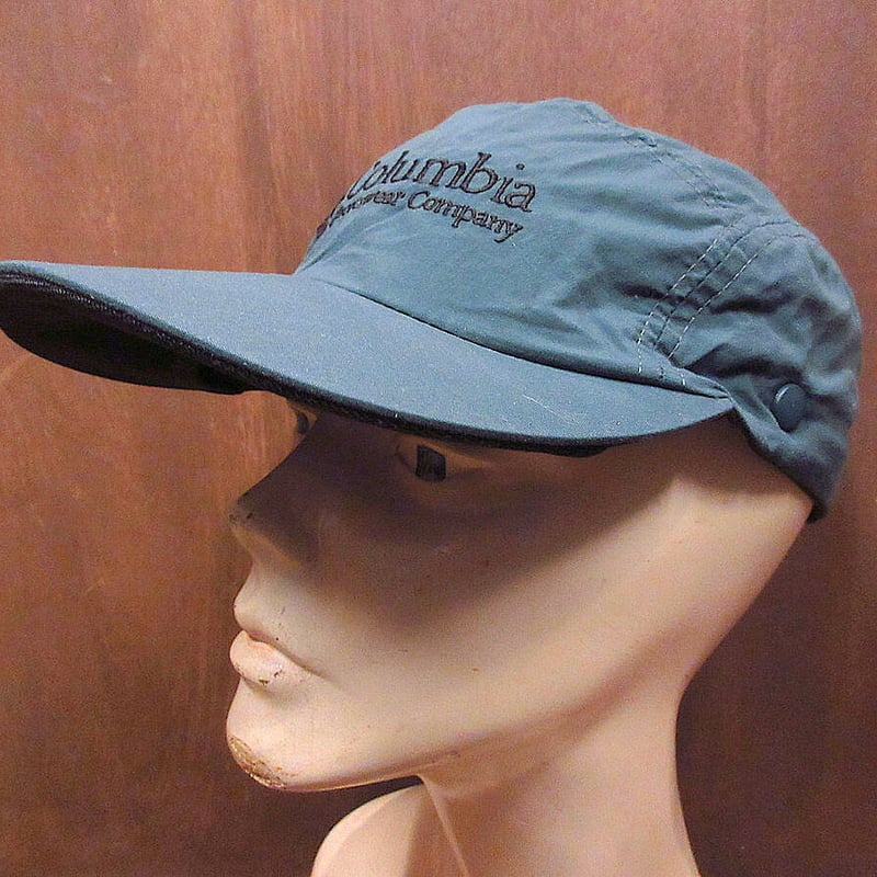 ビンテージ90's○Columbiaバガブーハット緑×黒size M○220105s4-m-c
