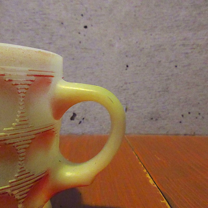 ビンテージ○Fire Kingキャメロットマグ○260202z6-frk