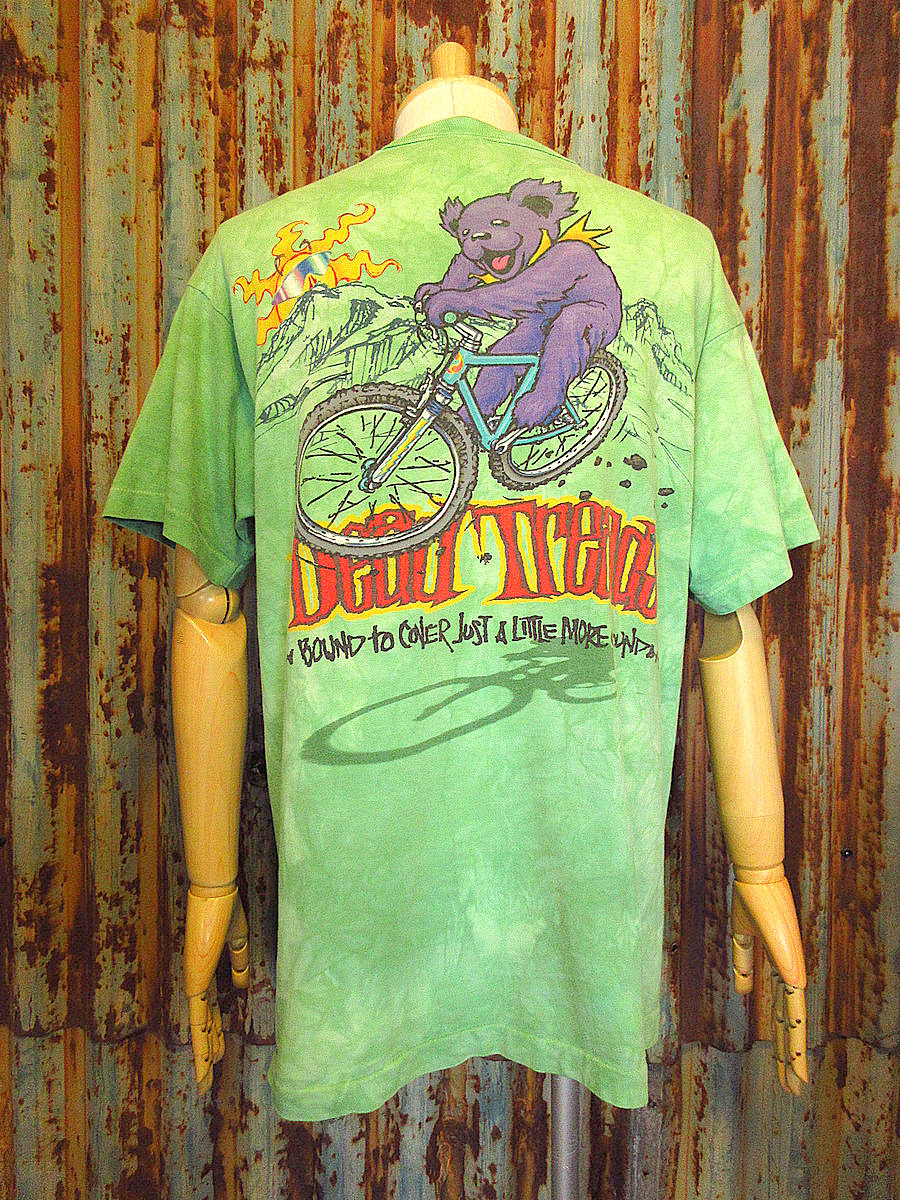 ビンテージ90's○GRATEFUL DEAD DEAD TREADSタイダイTシャツsize