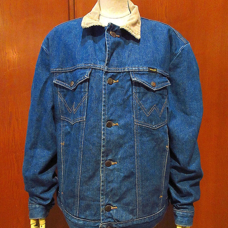 Wrangler 74260PW裏地ブランケット4つポケットデニムジャケット