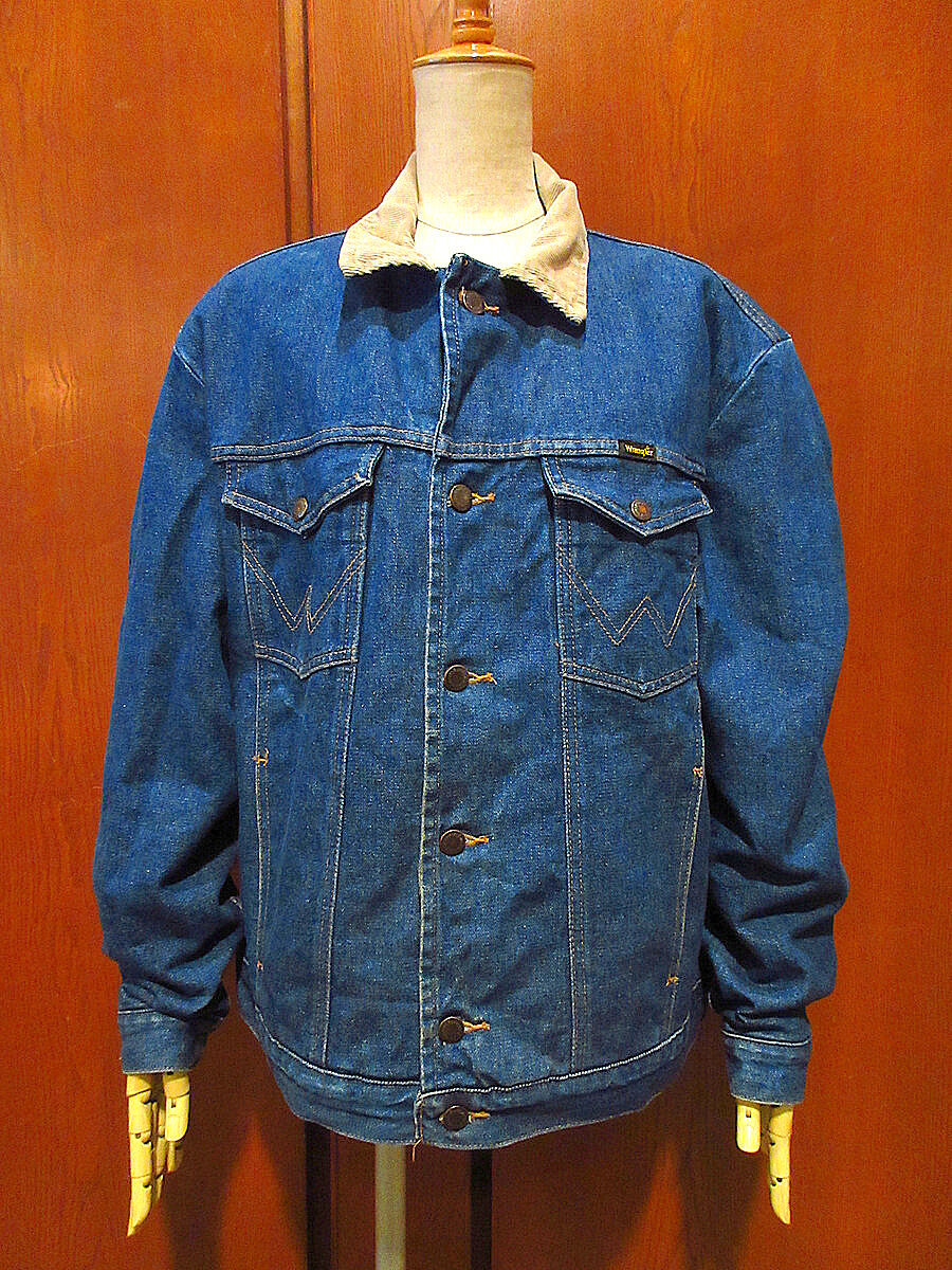 Wrangler 74260PW裏地ブランケット4つポケットデニムジャケット Wrangler 74260PW裏地ブランケット4つポケットデニムジャケット