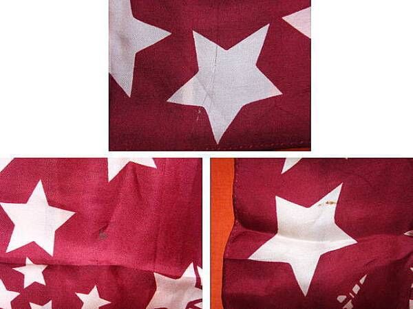 ビンテージ60's70's○ピーターマックス星柄スカーフB○230716i11