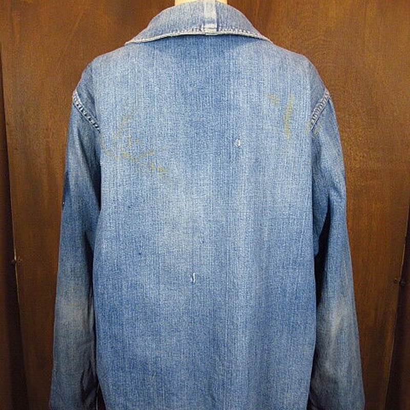 ビンテージ50's○U.S.NAVYショールカラーデニムカバーオール○201004n1