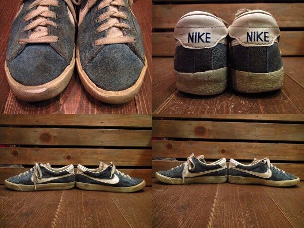 ビンテージ70's○NIKE筆記体タグブルインスウェード○210608n11