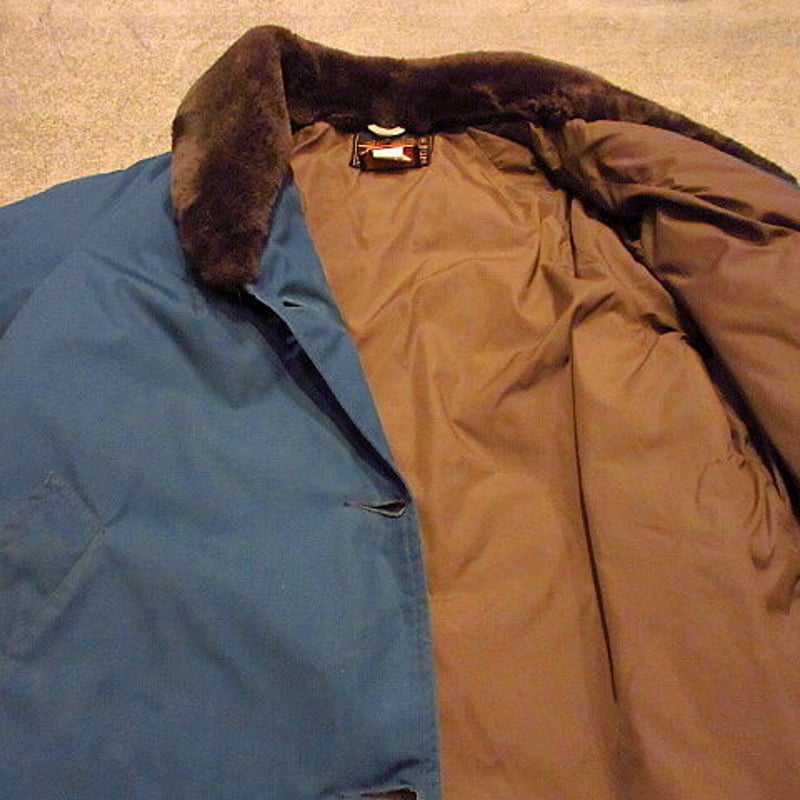 ビンテージ70's80's○Eddie Bauer ムートンショールカラーダウン