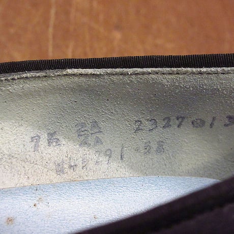 ビンテージ70's●DEADSTOCK Personalityレザースタッズパンプス黒7 1/2 2A/4A●210817i2-w-pmp-245cm 1970sデッドストックレディース靴