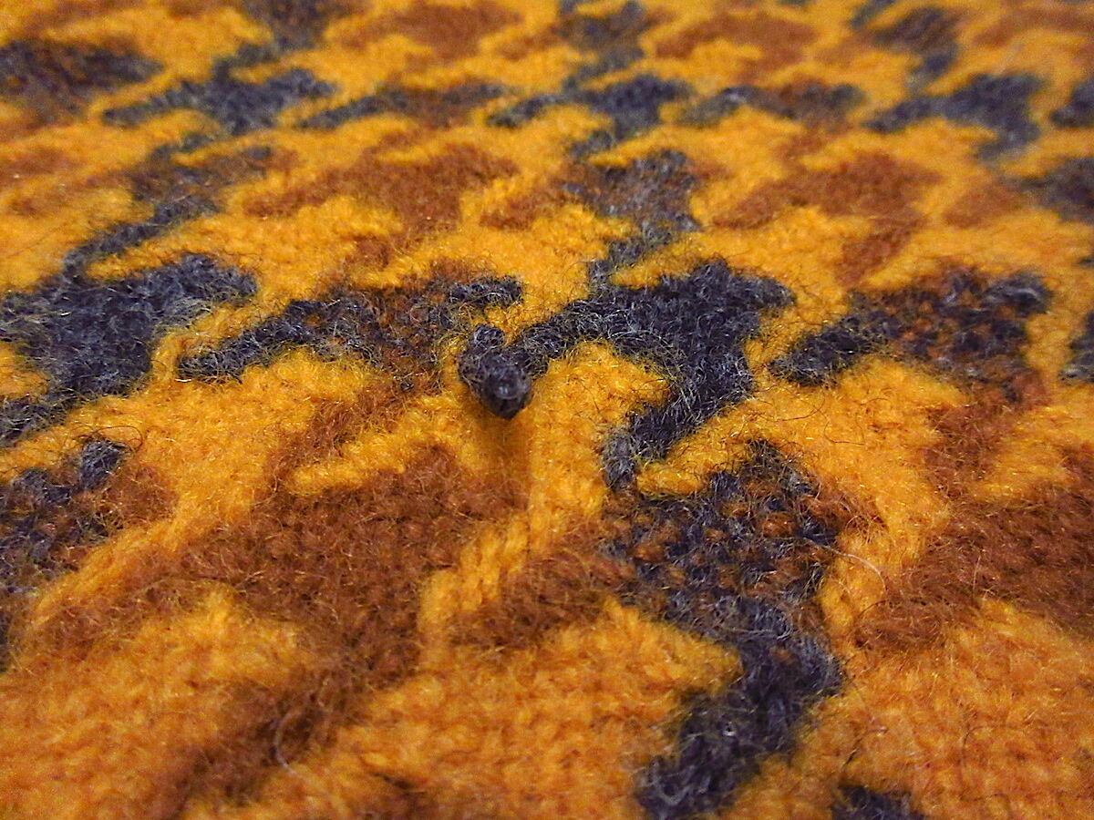 ビンテージ50's○PENDLETON千鳥格子ウールブランケットsize約155cm ×約