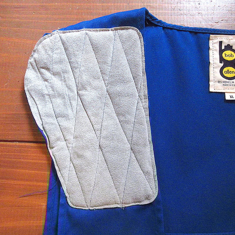 ビンテージ○bob allen シューティングベスト青size XL ビンテージ○bob allen シューティングベスト青size XL