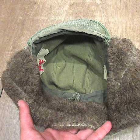 ビンテージ50's●U.S.ARMY M-1951 M-Q1フィールドパイルキャップ●250303z4-m-cp-otミリタリー米軍実物帽子耳当て付き